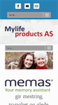 Mobile Screenshot of mylifeproducts.no